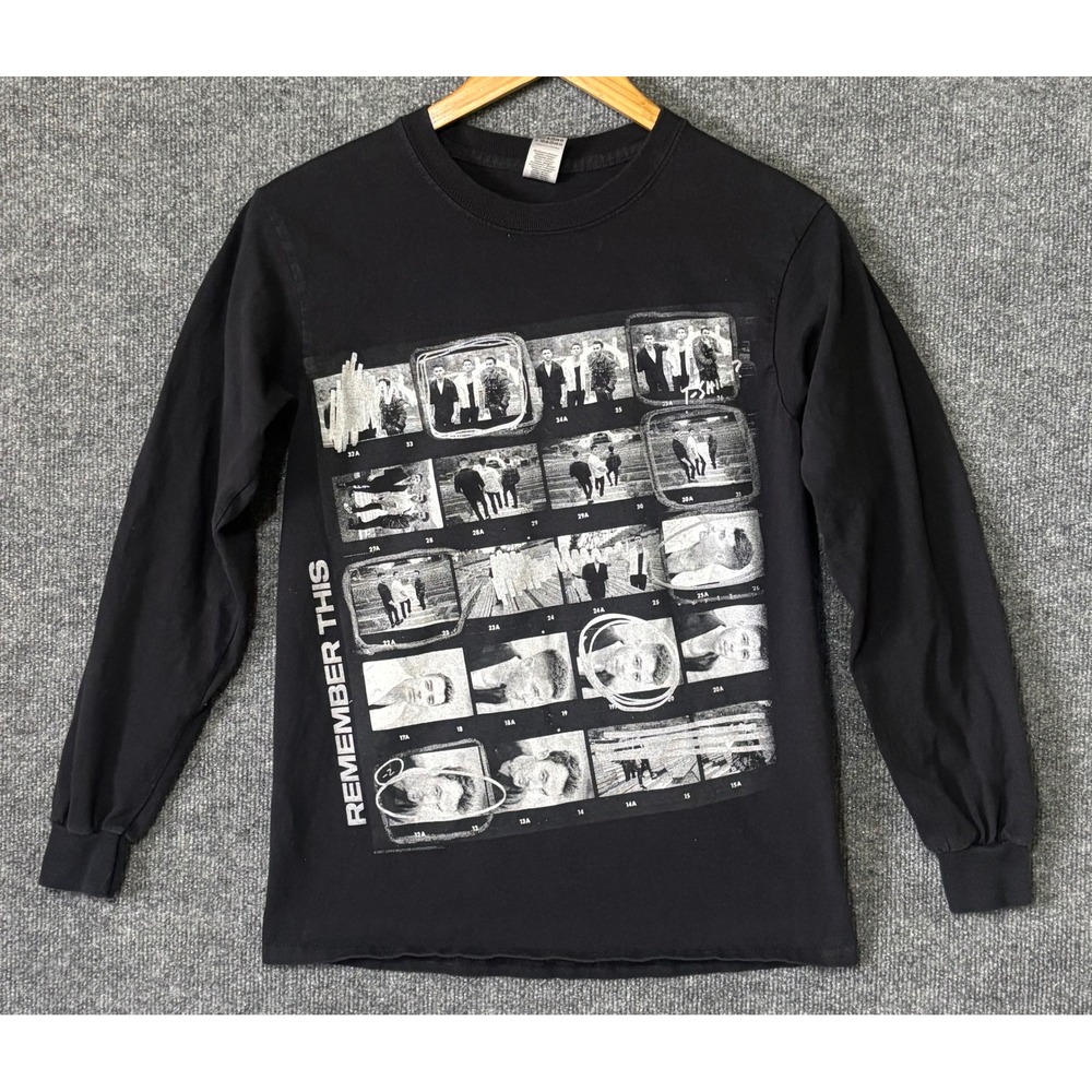 Jonas Brothers Remember This Tour 2021‎ Long Sleeve Graphic T-Shirt Black Small